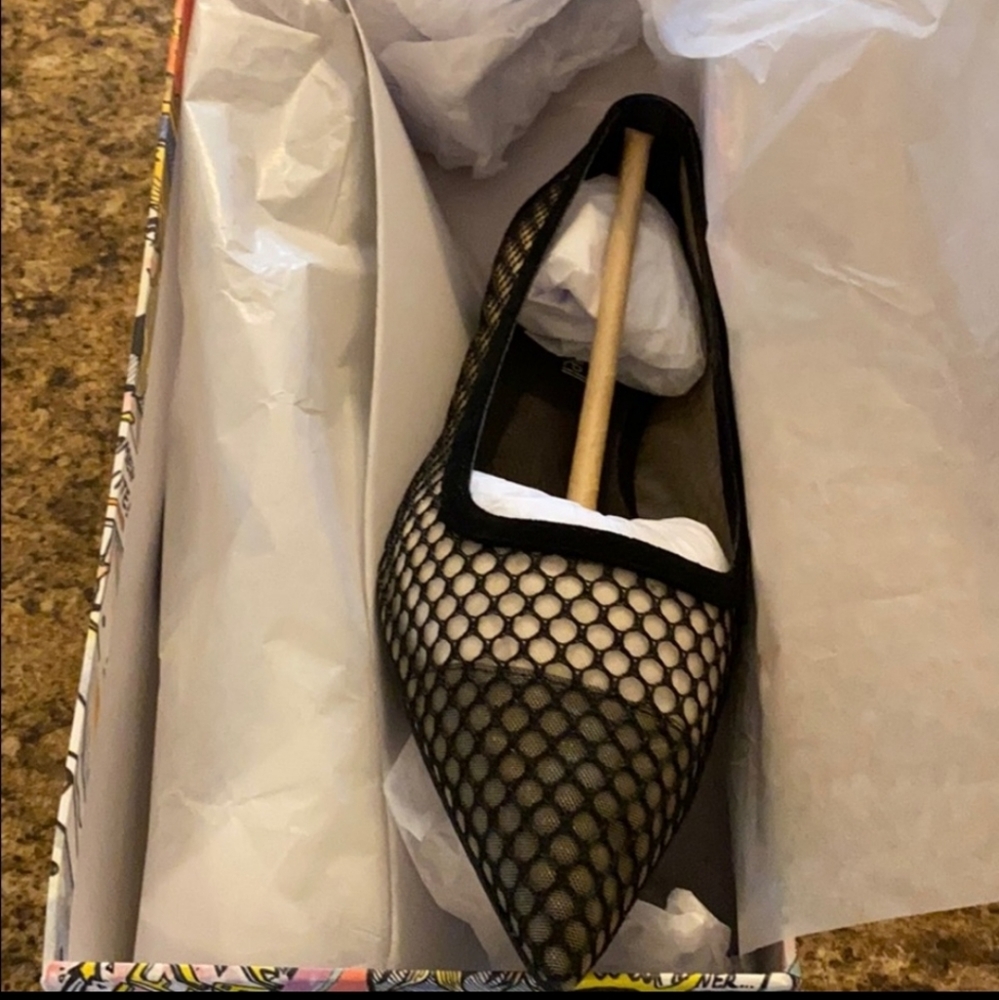 [Jeffery Campbell] Meranda Mesh Flats - Picture 5 of 6